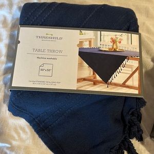 Threshold, navy blue, 50inX50in